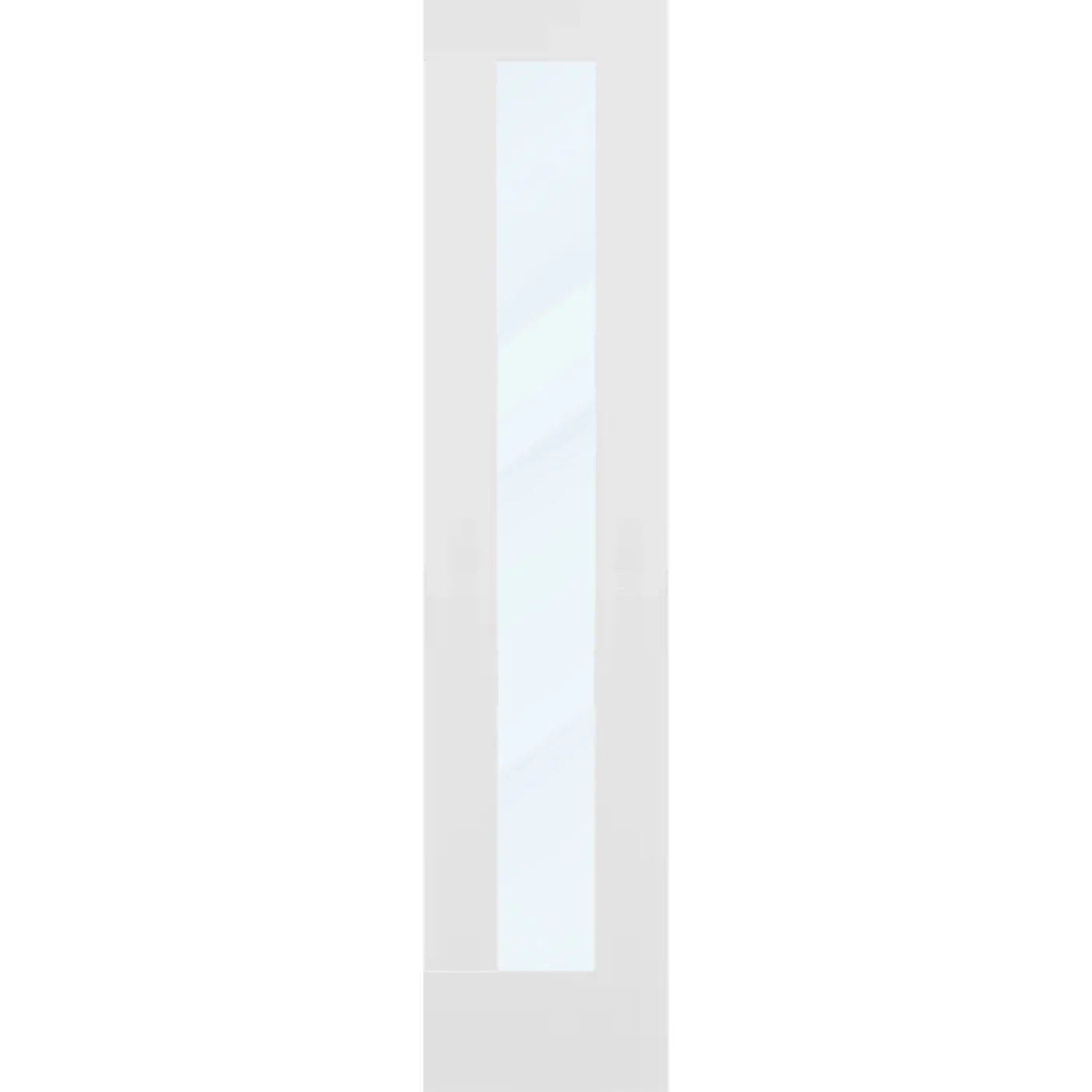 1 Panel Solid Core Door (Clear Glass)