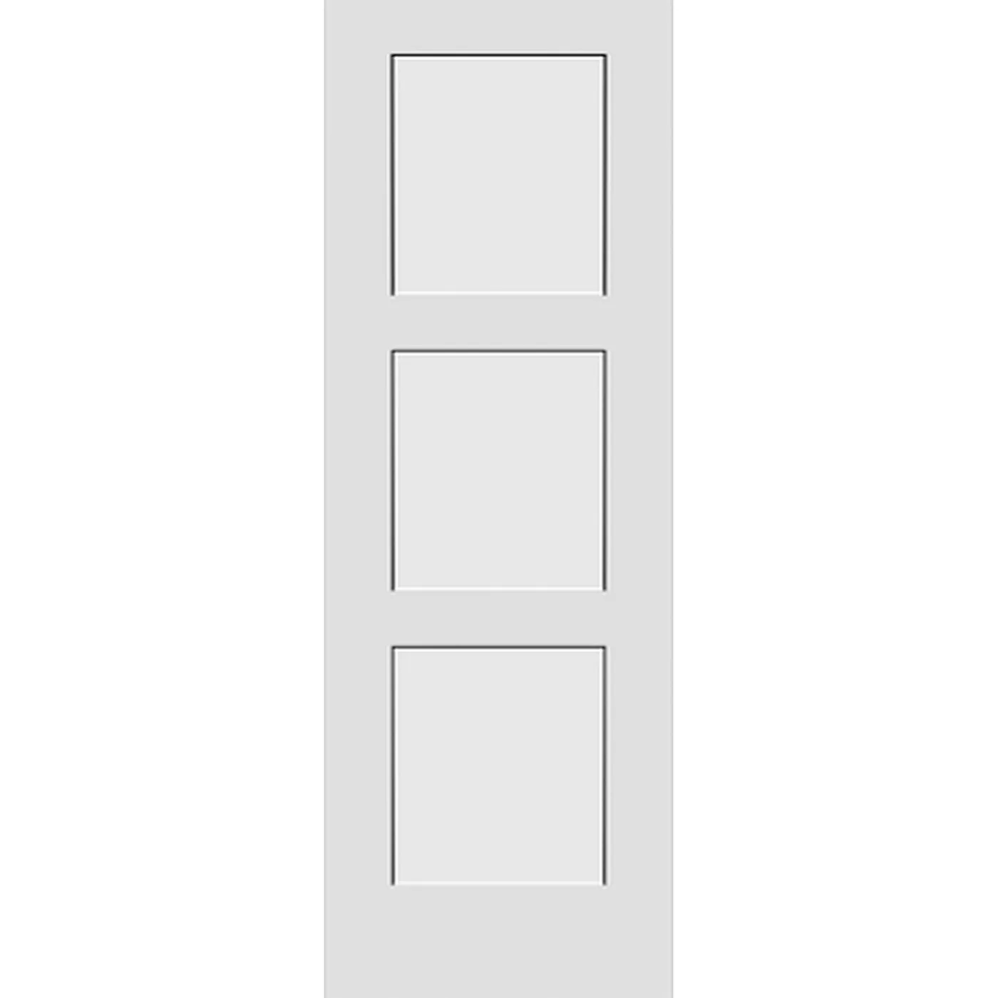3 Panel Shaker Interior Door (Solid Core)